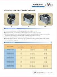 AC SSR of Pressure Conection type, three phase in one heatsink